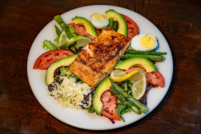 Salmon Avocado Salad.