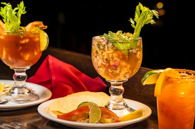 Tostada de Ceviche.