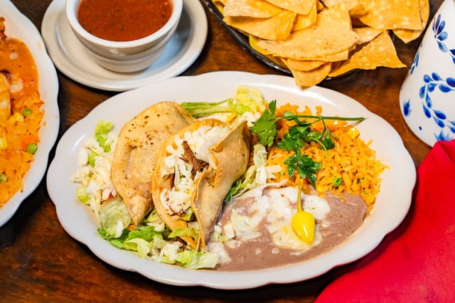 7. Two Crispy Tacos.