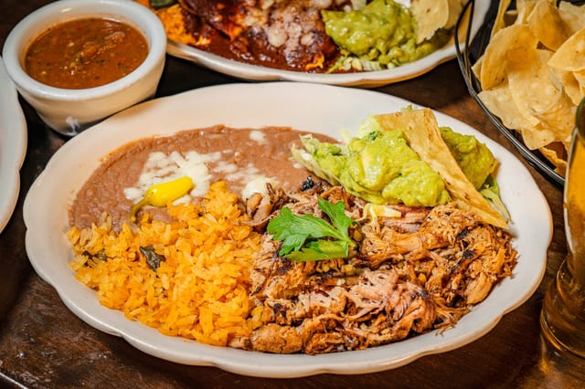 Carnitas Plate.